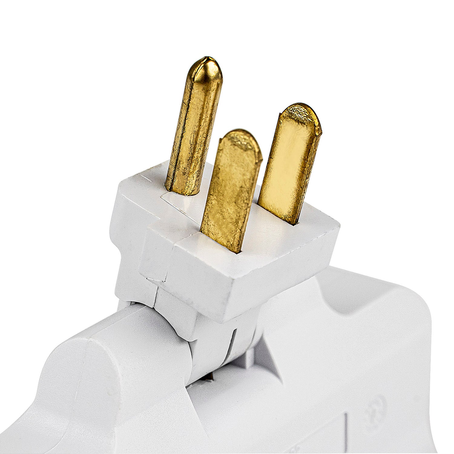 3 Outlet Swiveling Grounded Wall Socket (14-519)