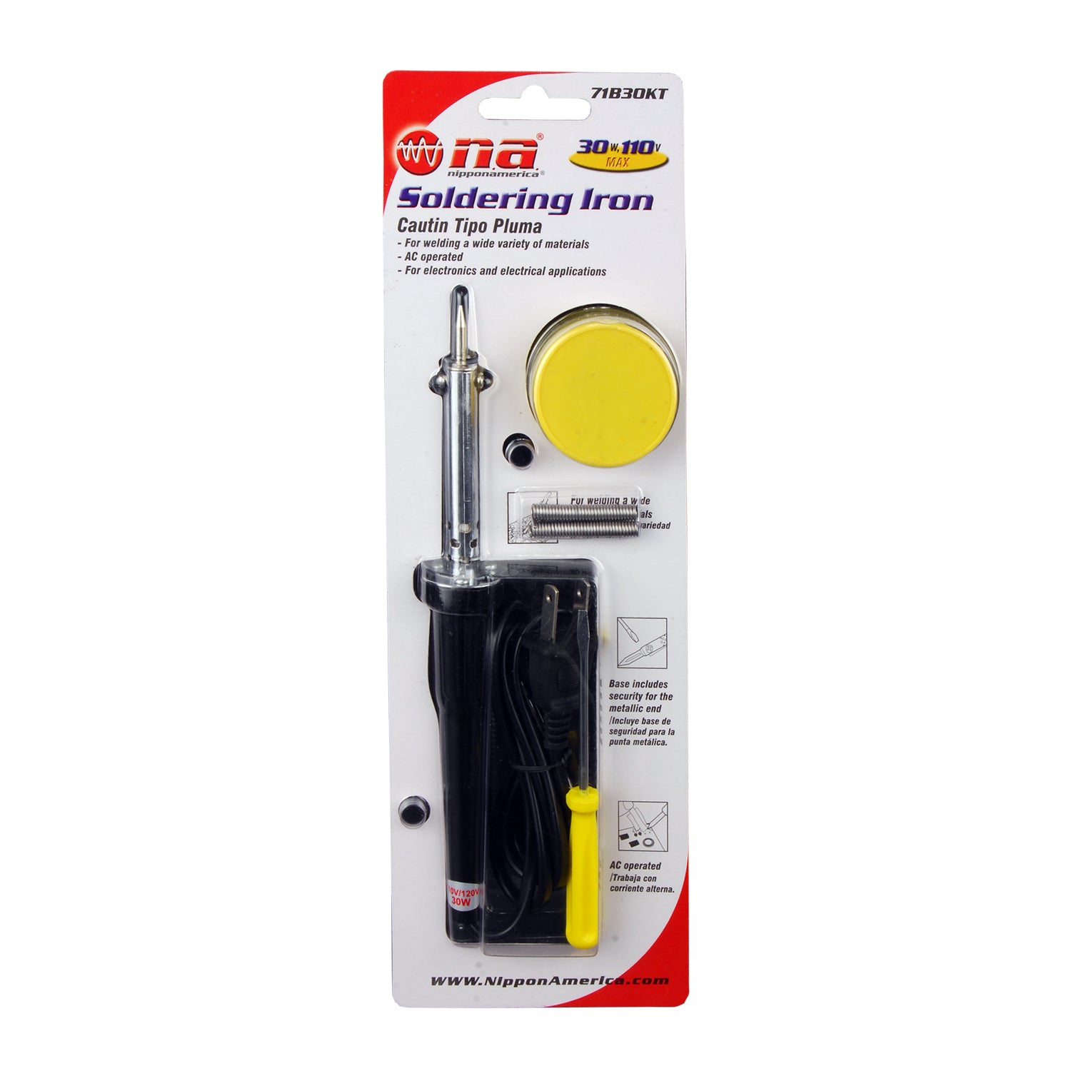 30W Pencil Soldering Iron Kit (71B30KT)