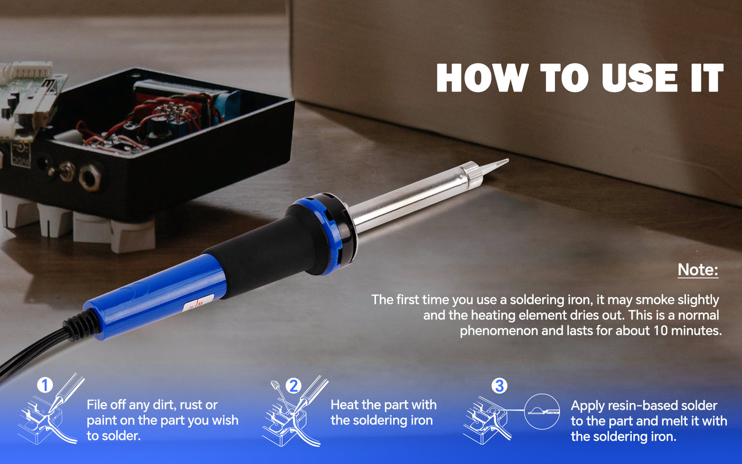 30 Watts Pencil Soldering Iron (74B70-30W)
