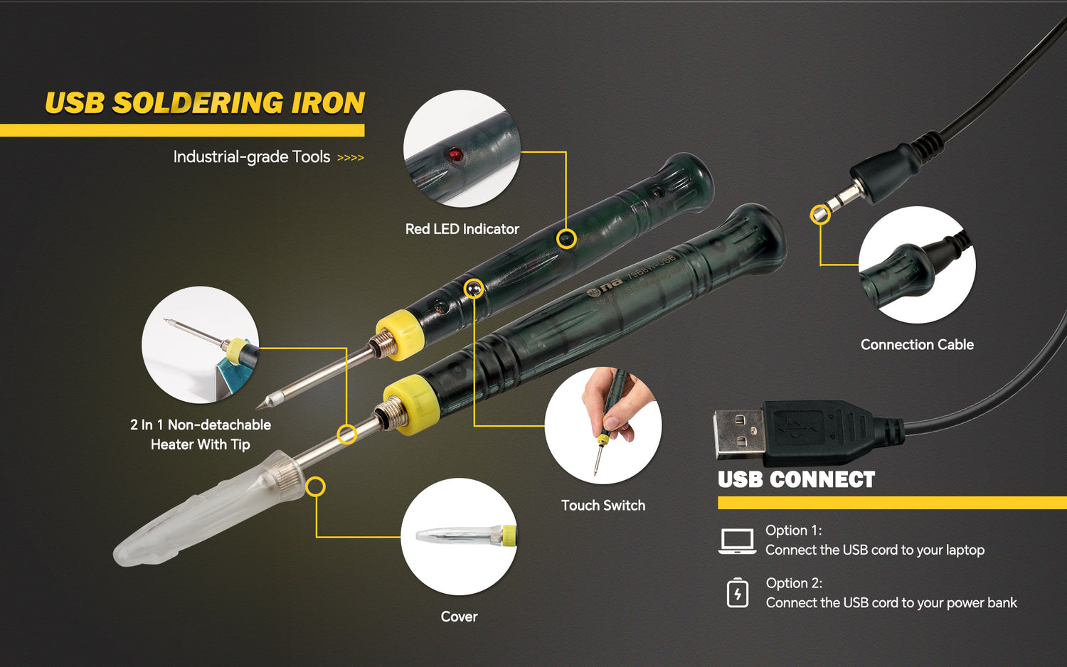8W USB Powered Soldering Iron (79B8W-USB)