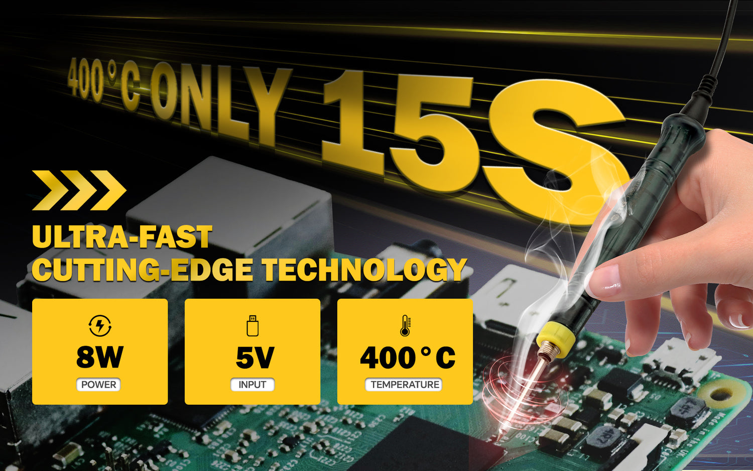 8W USB Powered Soldering Iron (79B8W-USB)