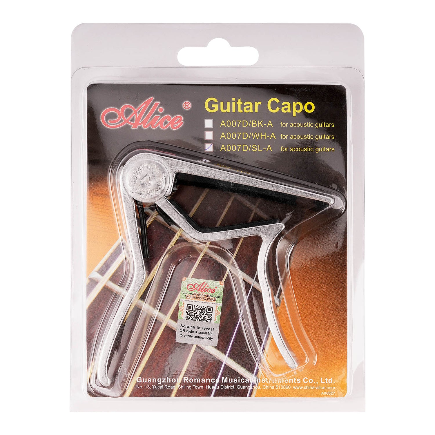Guitar Capo, Acoustic (A007D/SL-A)