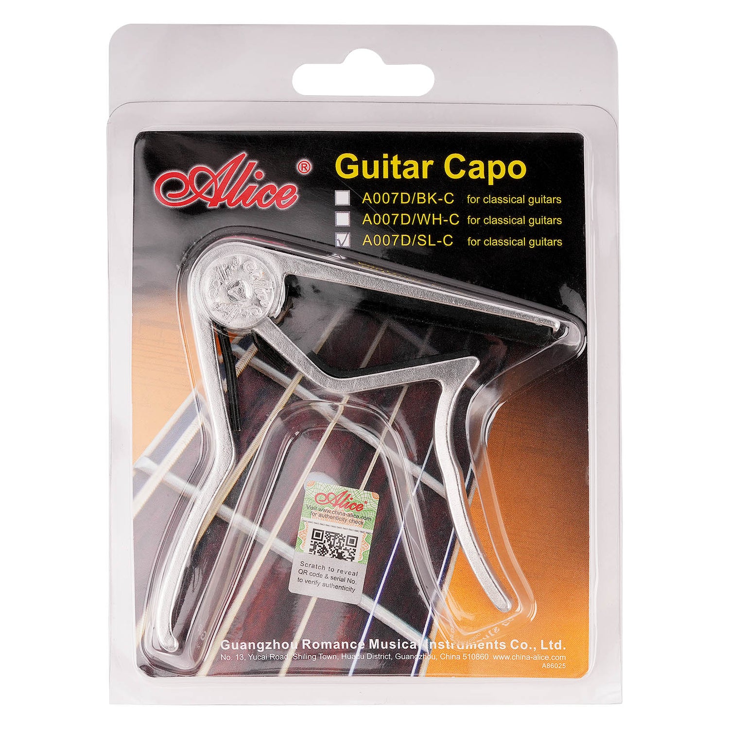 Guitar Capo, Classical (A007D/SL-C)