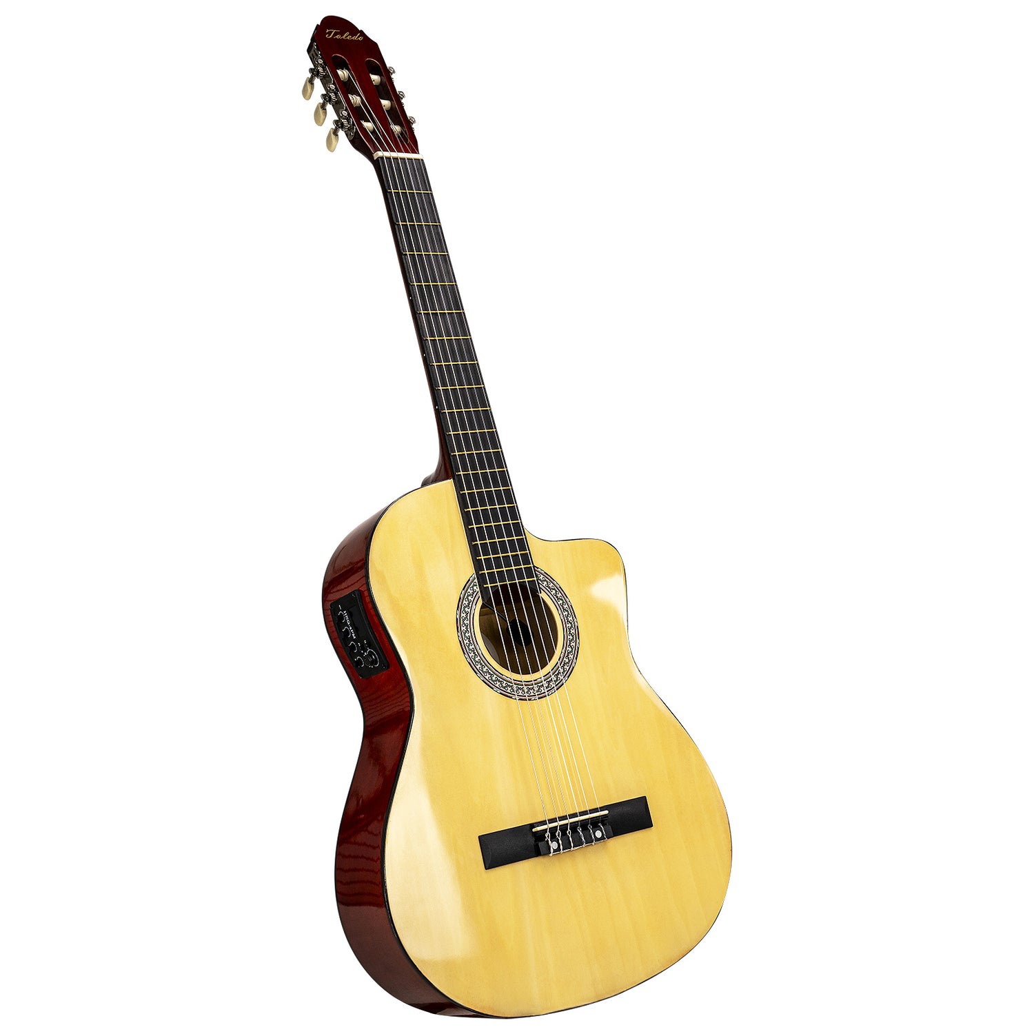 39” Electro Acoustic Cutaway Guitar (ACG-3910CEQ-WH)