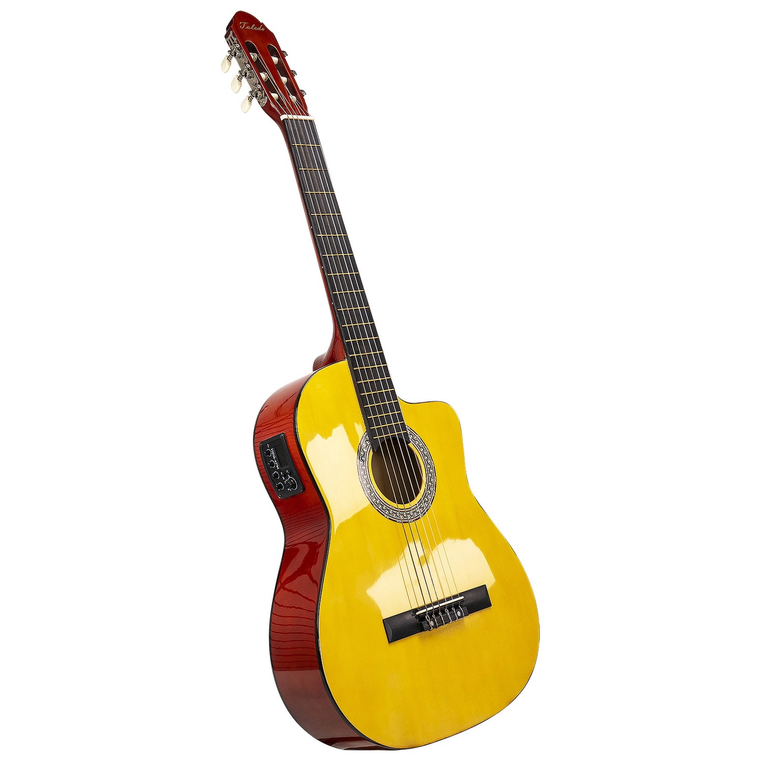 39” Electro Acoustic Cutaway Guitar (ACG-3910CEQ-YH)