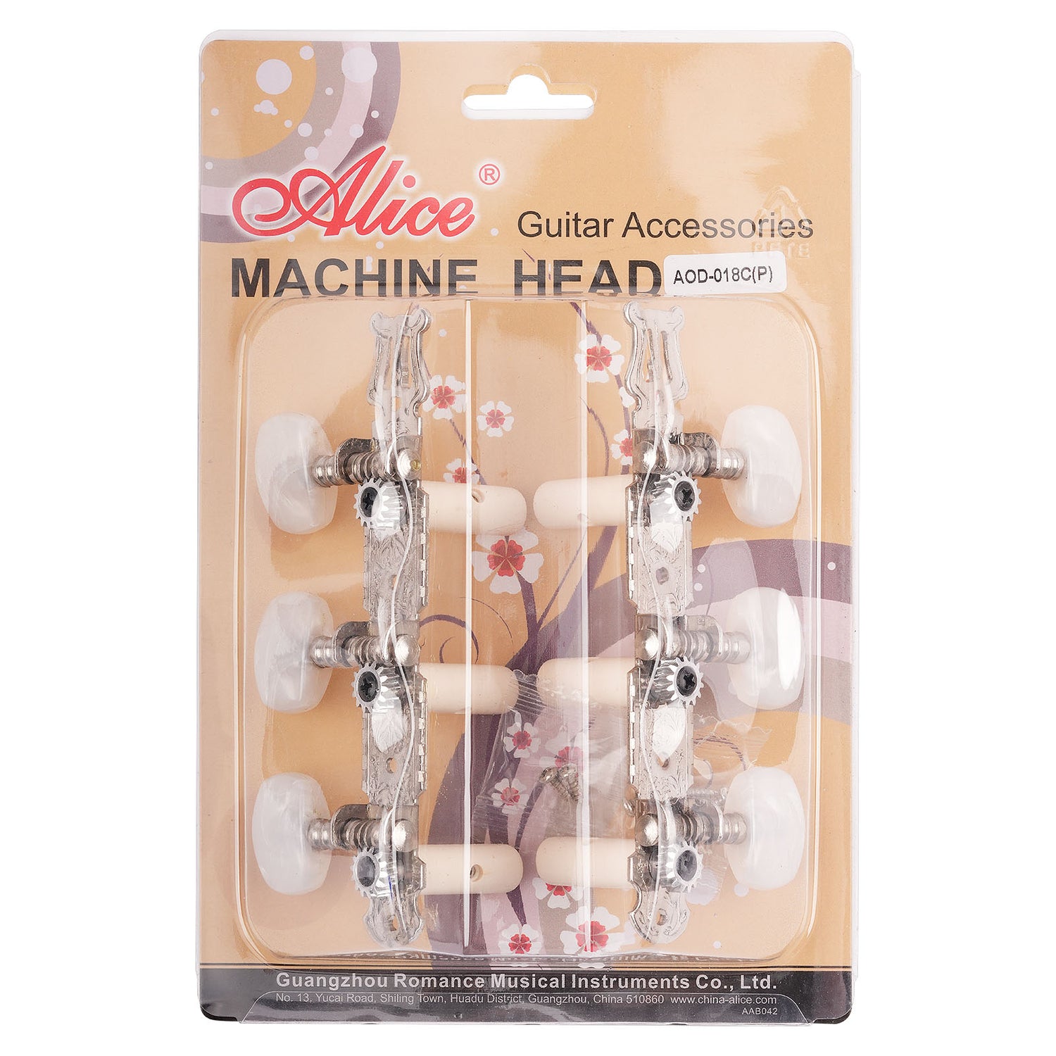 3-On-A-Plank Machine Head, Long (AOD-018CP)