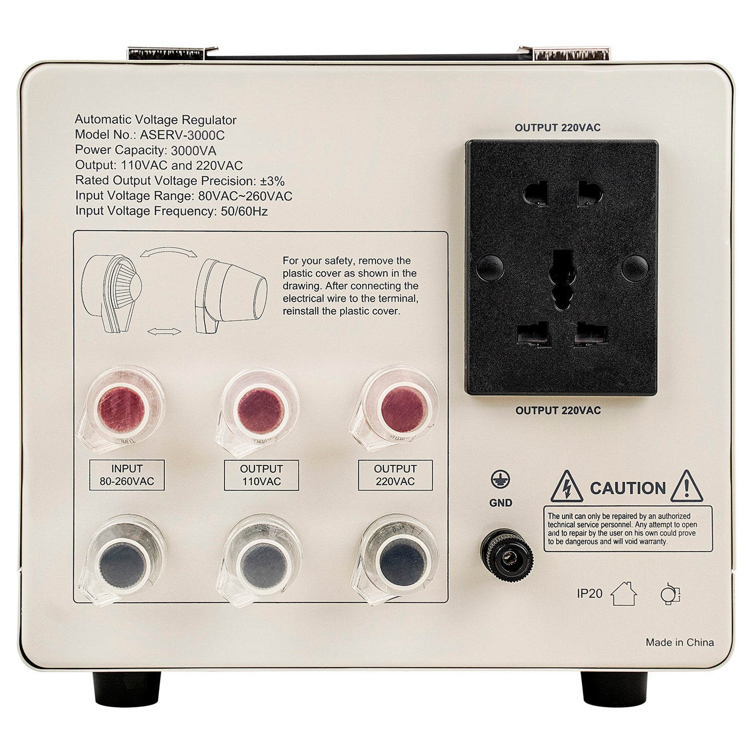 3KVA Automatic Voltage Regulator (ASERV-3000C)