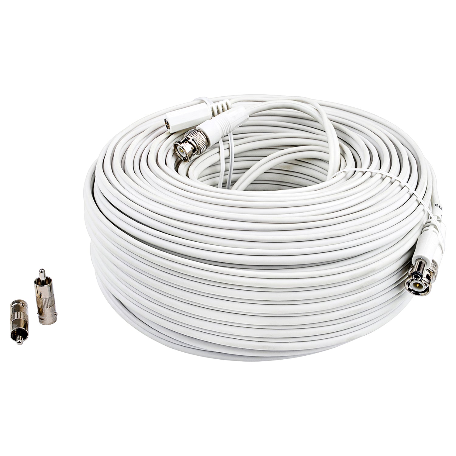 150FT BNC Closed Circuit Television Extension Cable, White (CCSL-150 WHT)