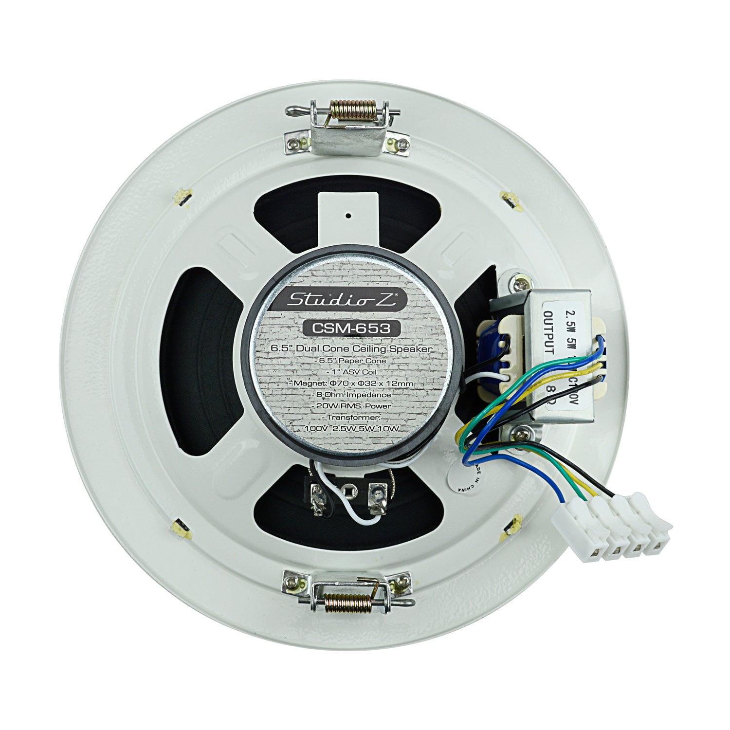 6.5” Dual Cone Ceiling Speaker (CSM-653)