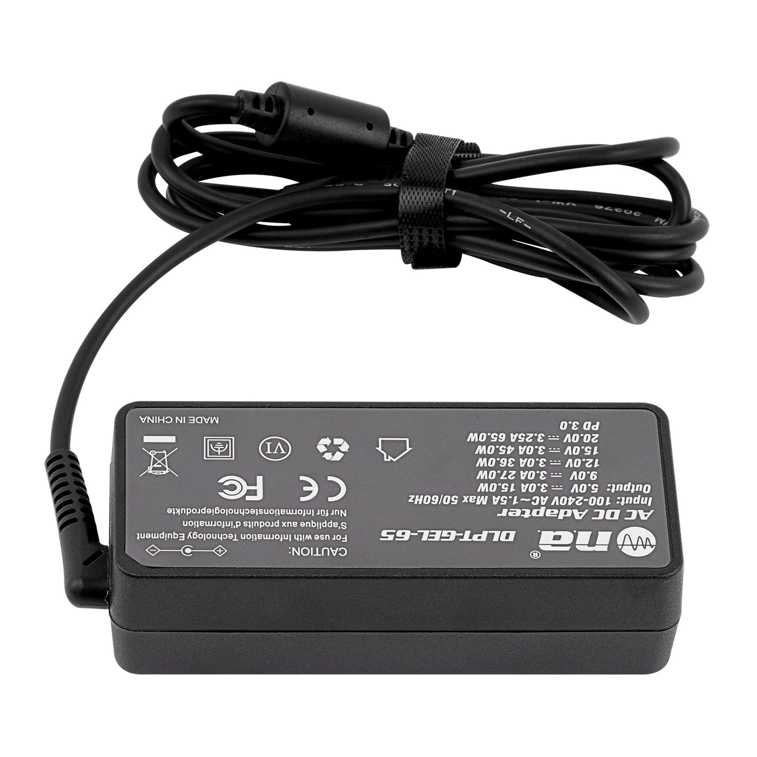 65W Universal USB-C Laptop Charger (DLPT-GEL-65)