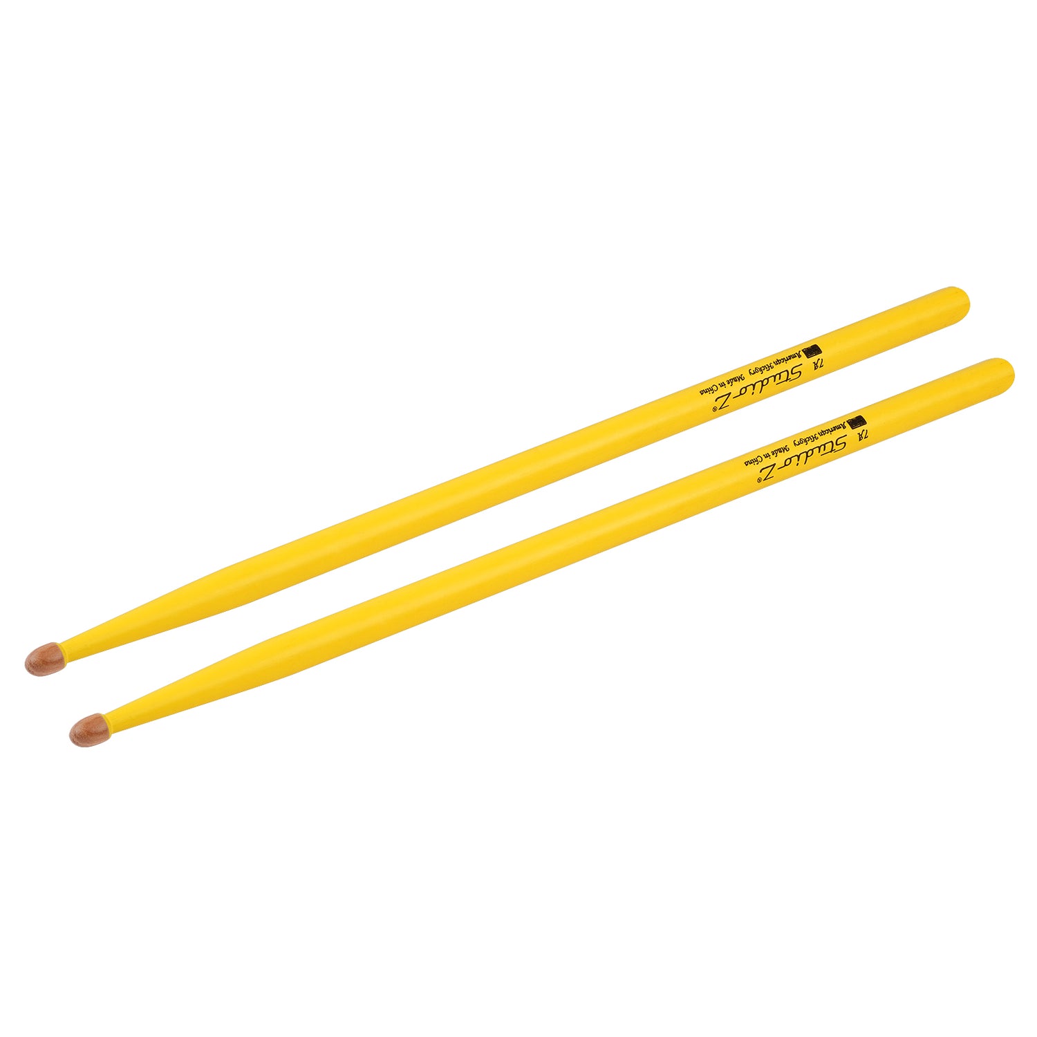 American Hickory Drumsticks, 7A Nylon Tip (DS-AH-7A-YLW)