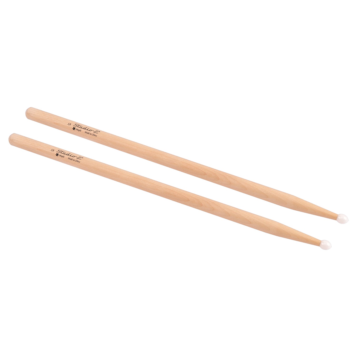 Maple Drumsticks, 5A Nylon Tip (DS-M5A-NL)