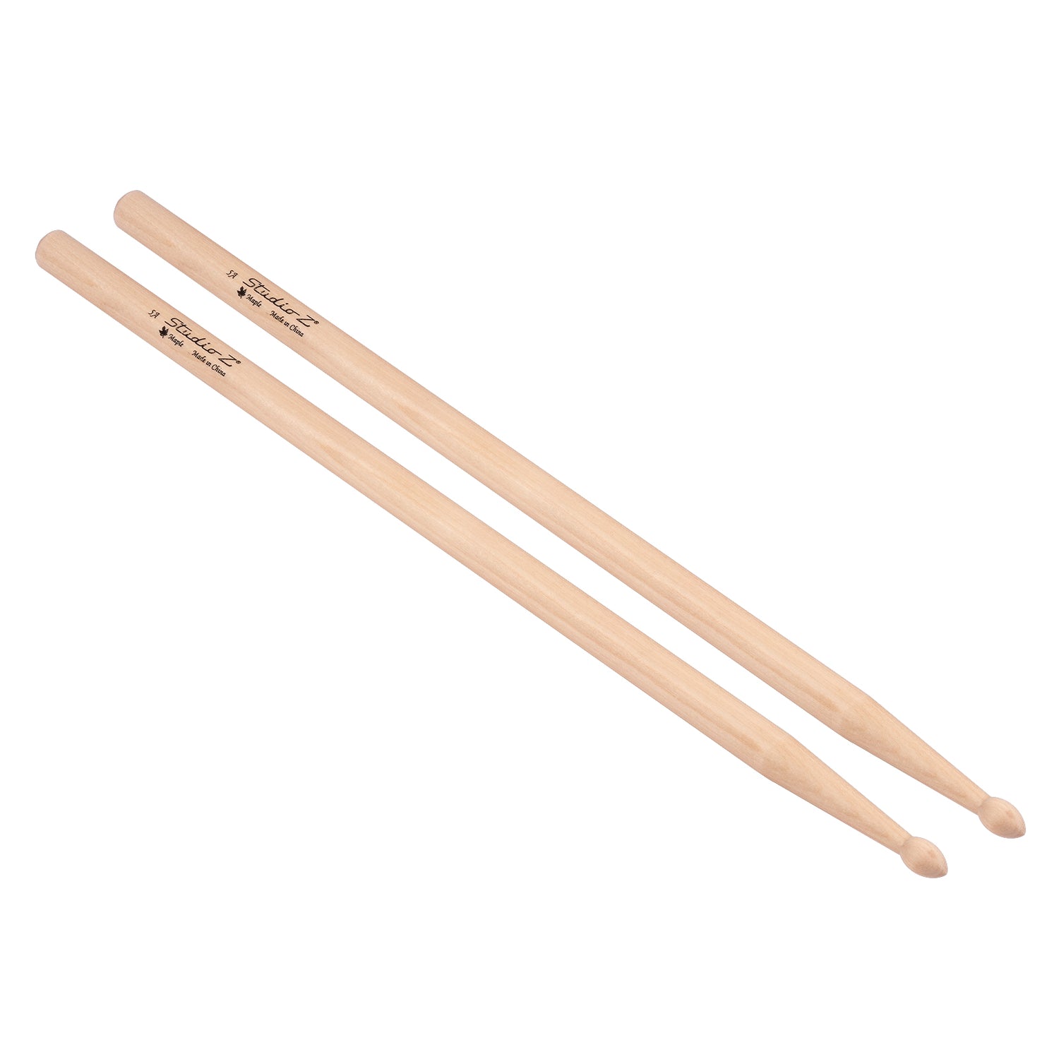 Maple Drumsticks, 5A Wood Tip (DS-M5A)