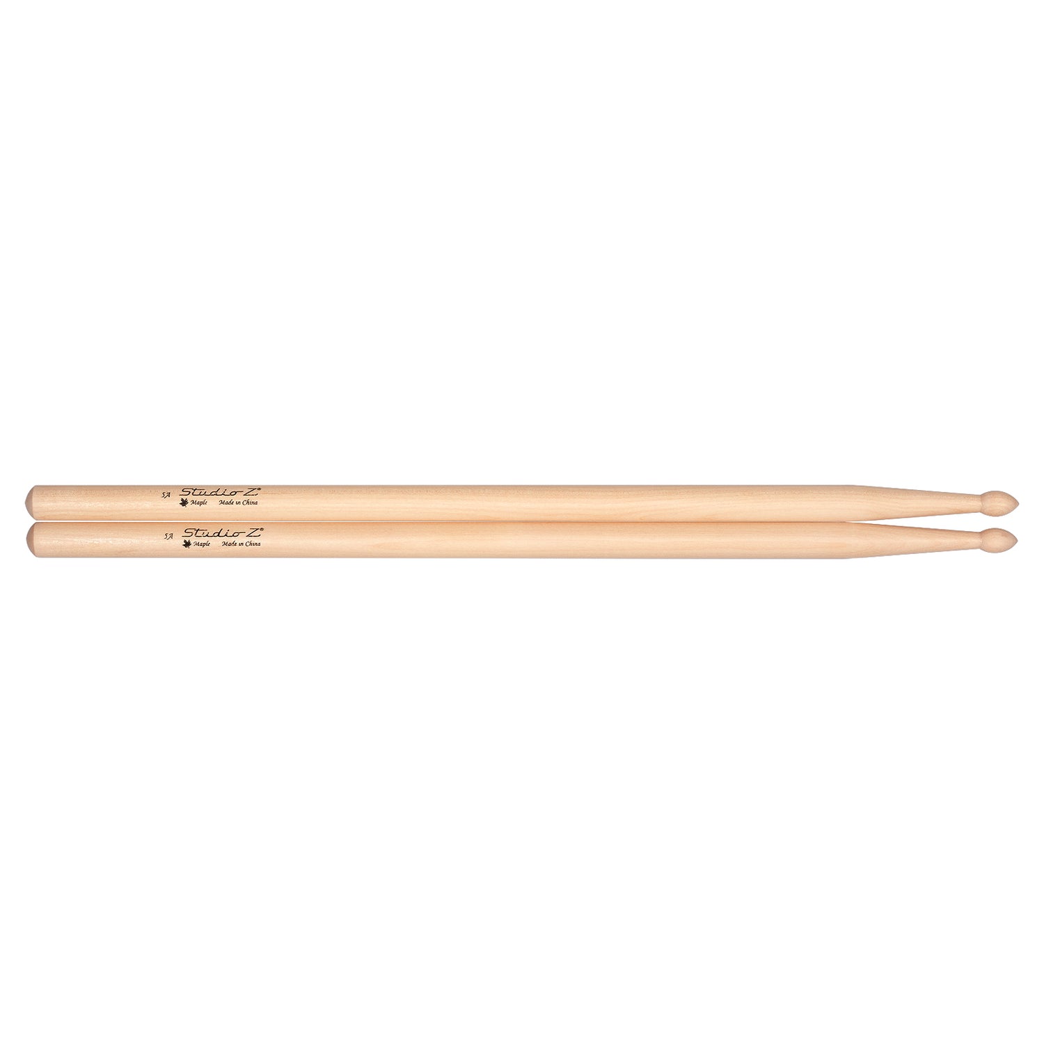 Maple Drumsticks, 5A Wood Tip (DS-M5A)