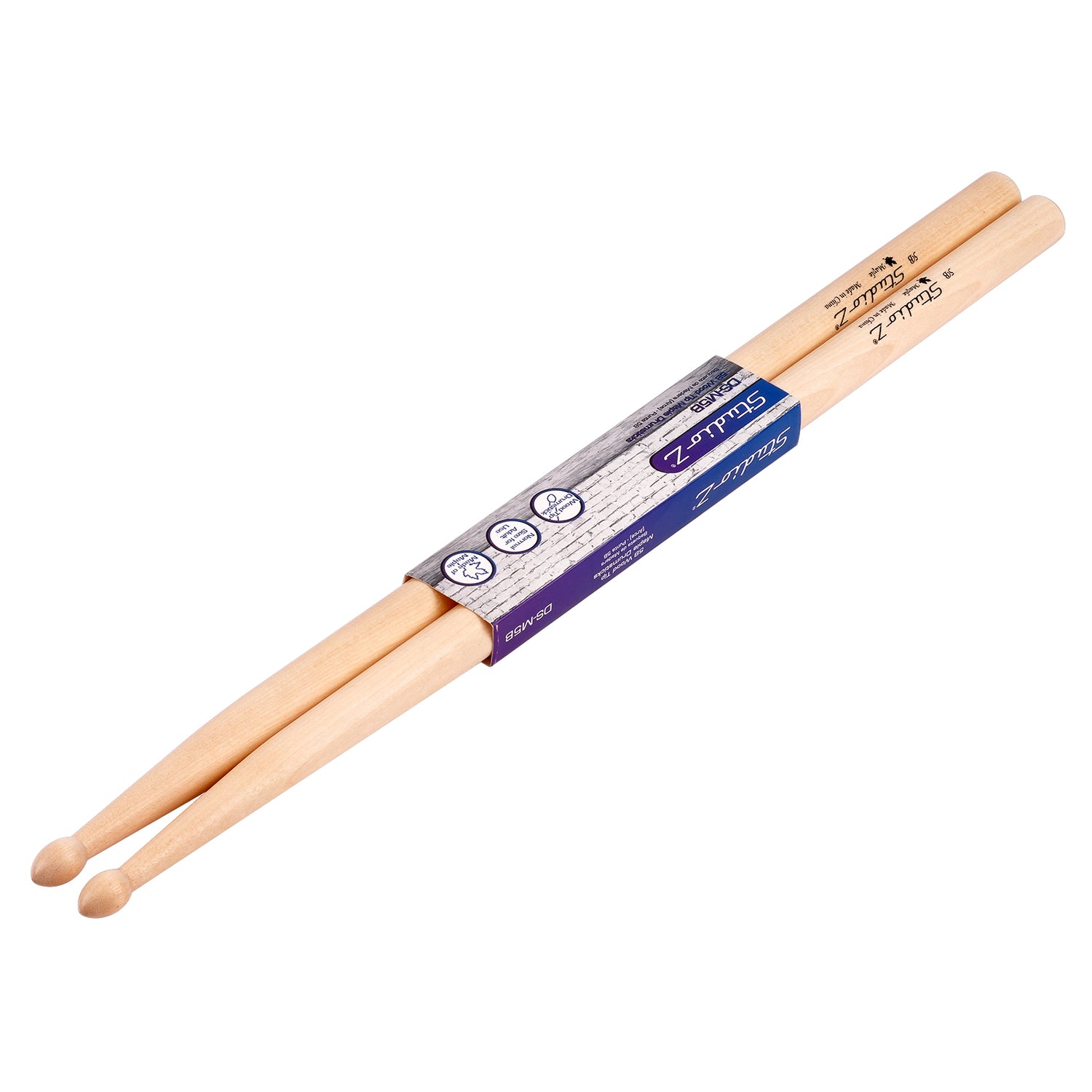Maple Drumsticks, 5B Wood Tip (DS-M5B)