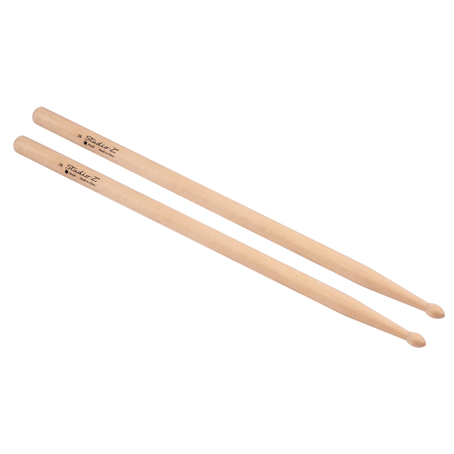 Maple Drumsticks, 5B Wood Tip (DS-M5B)