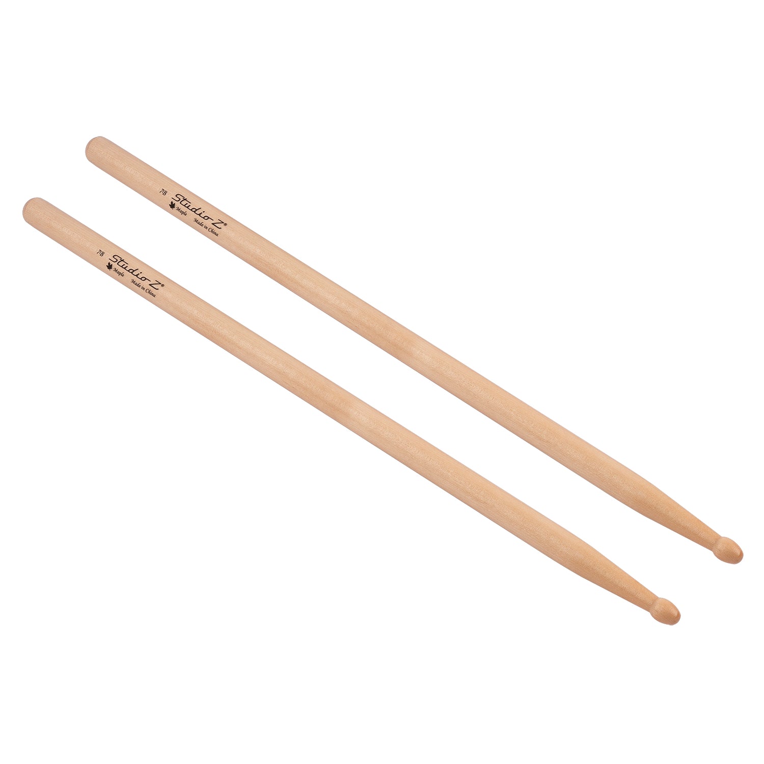 Maple Drumsticks, 7B Wood Tip (DS-M7B)