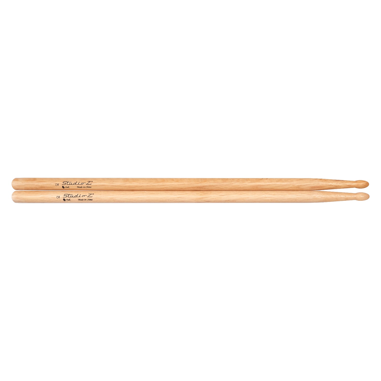 Oak Drumsticks, 7A Wood Tip (DS-OK7A)
