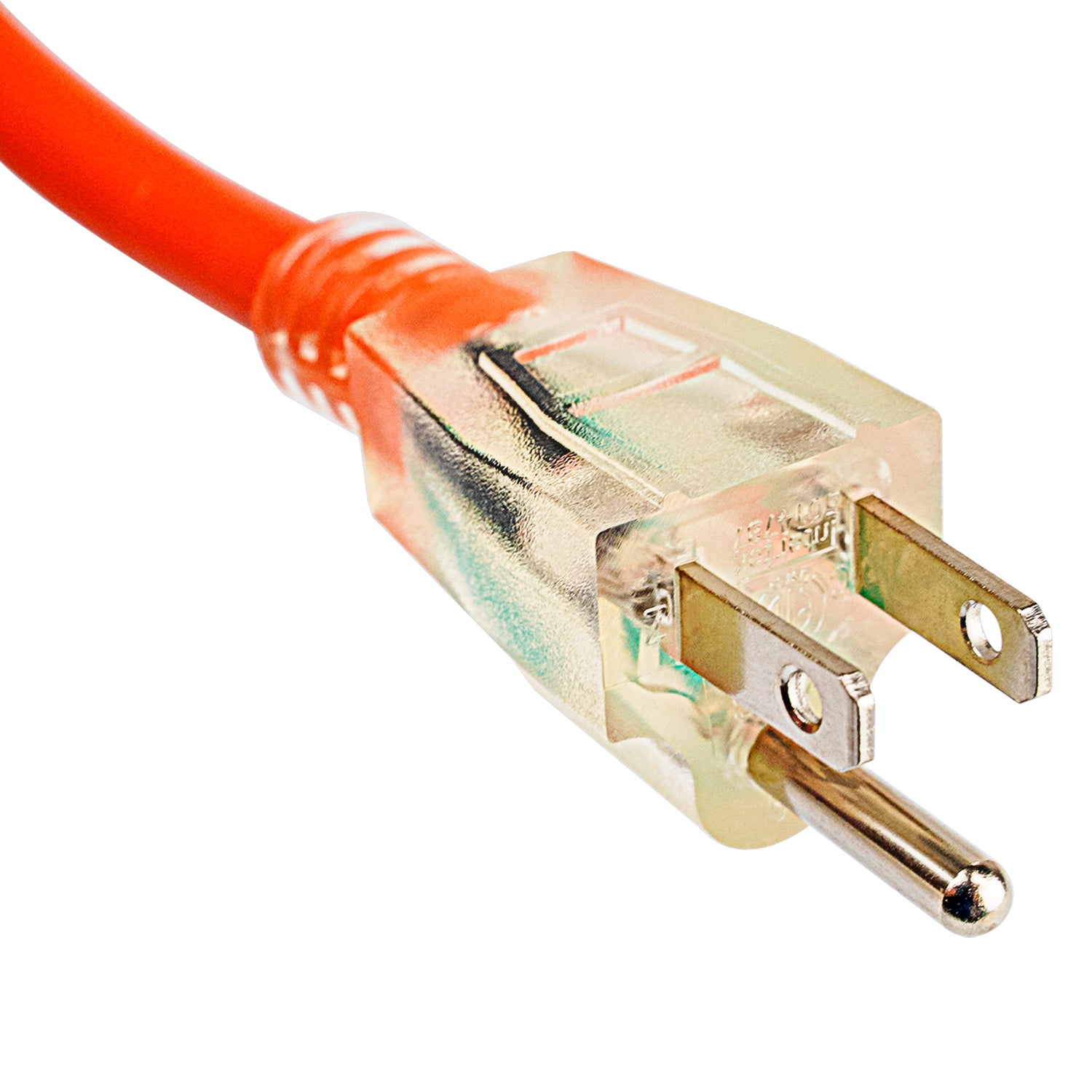 25’ Extension Cord with Power Indicator (EX-OD314-25ORG)