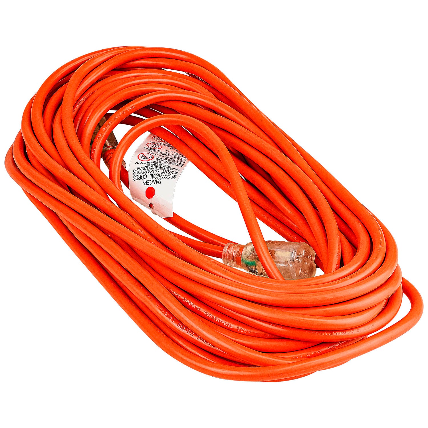 50’ Extension Cord with Power Indicator (EX-OD316-50ORG)