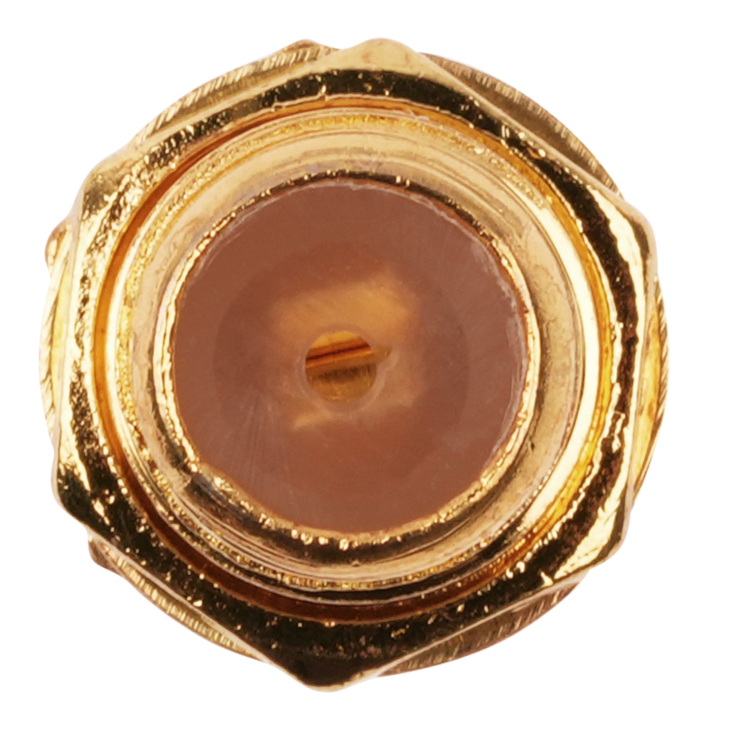 Female Splice Connector with Nut & Washer, Gold (F-81G)