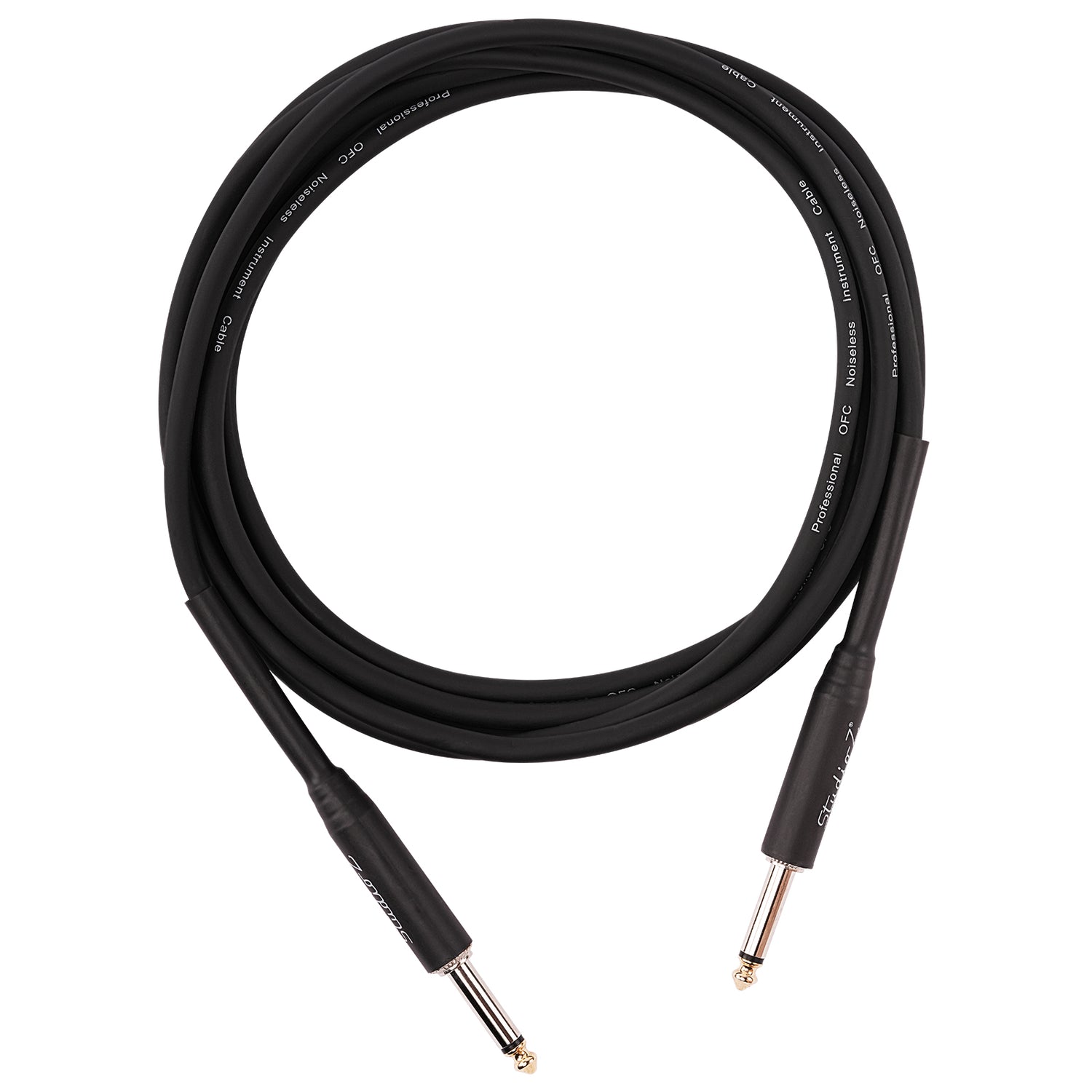 10 Ft 1/4” to 1/4” Mono Instrument Cable (FBC-10)