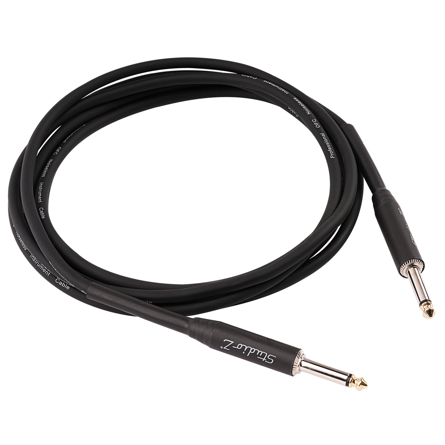 10 Ft 1/4” to 1/4” Mono Instrument Cable (FBC-10)