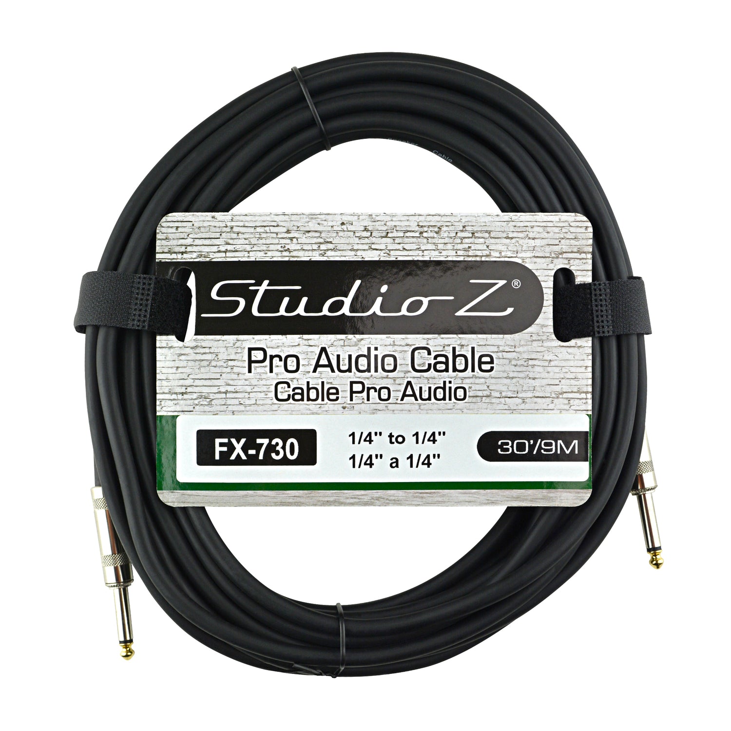30 Ft 1/4” to 1/4” Instrument Cable (FX-730)