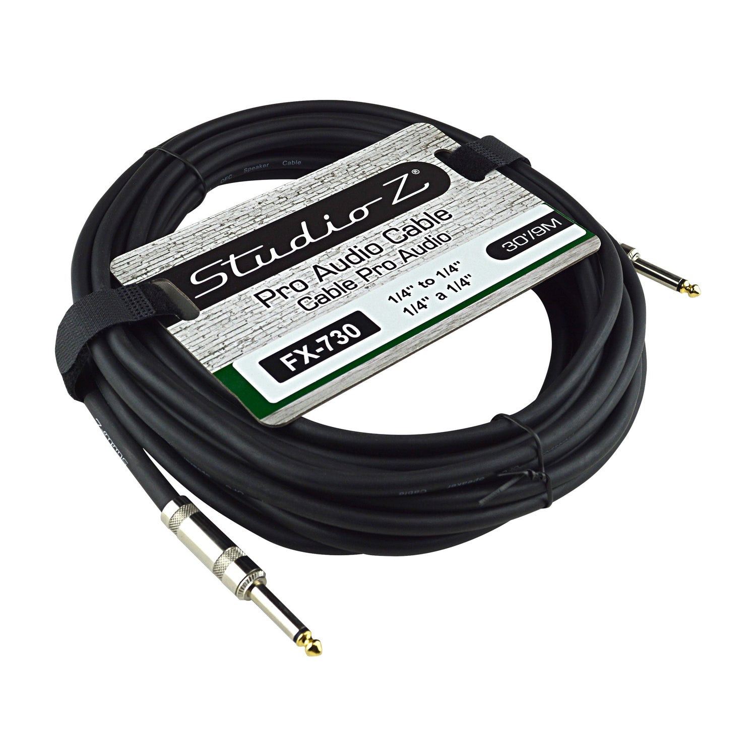 30 Ft 1/4” to 1/4” Instrument Cable (FX-730)