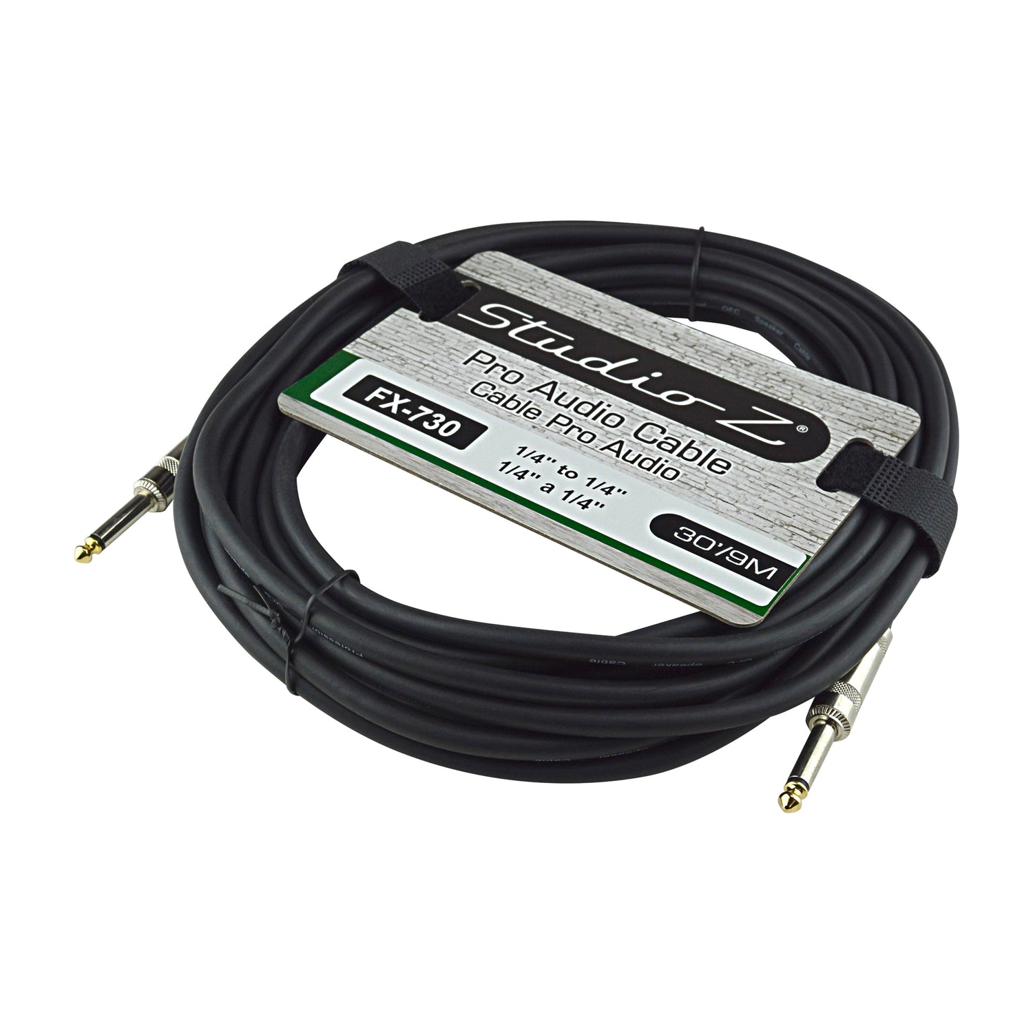 30 Ft 1/4” to 1/4” Instrument Cable (FX-730)