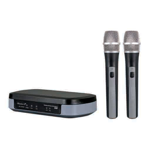 Dual Channel UHF Wireless Microphone System (GW-2002)