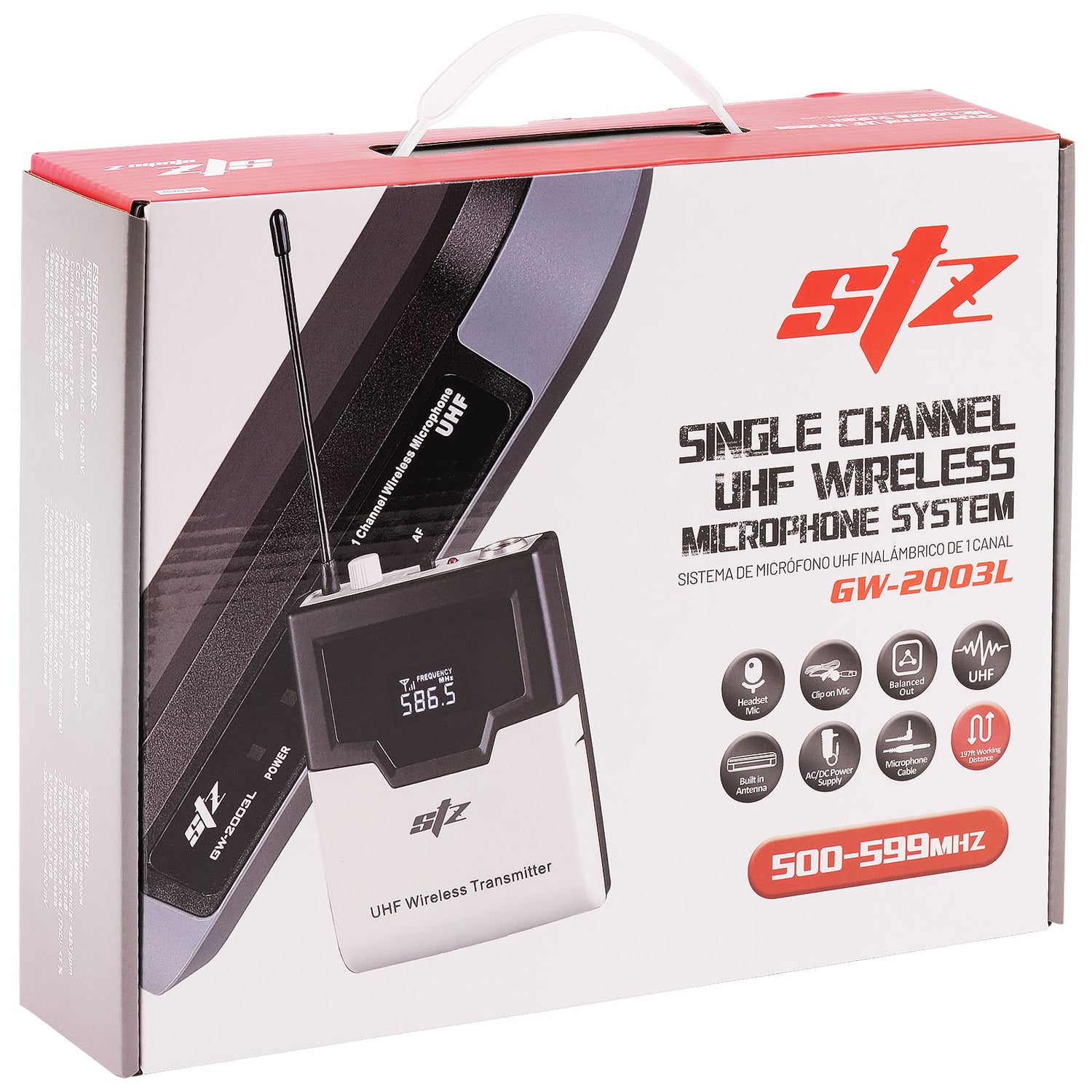 Single Channel UHF Wireless Microphone System (GW-2003L)