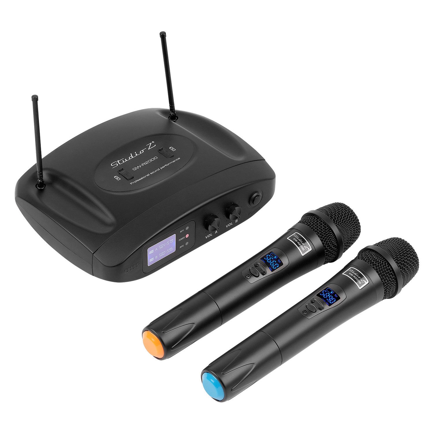 Dual Channel UHF Wireless Microphone System (GW-R2000)