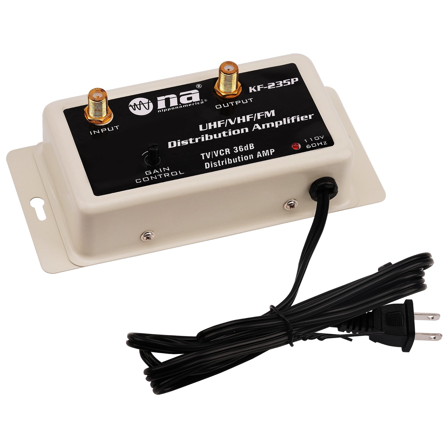 36dB TV/VCR Antenna Distribution Signal Amplifier (KF-235P)