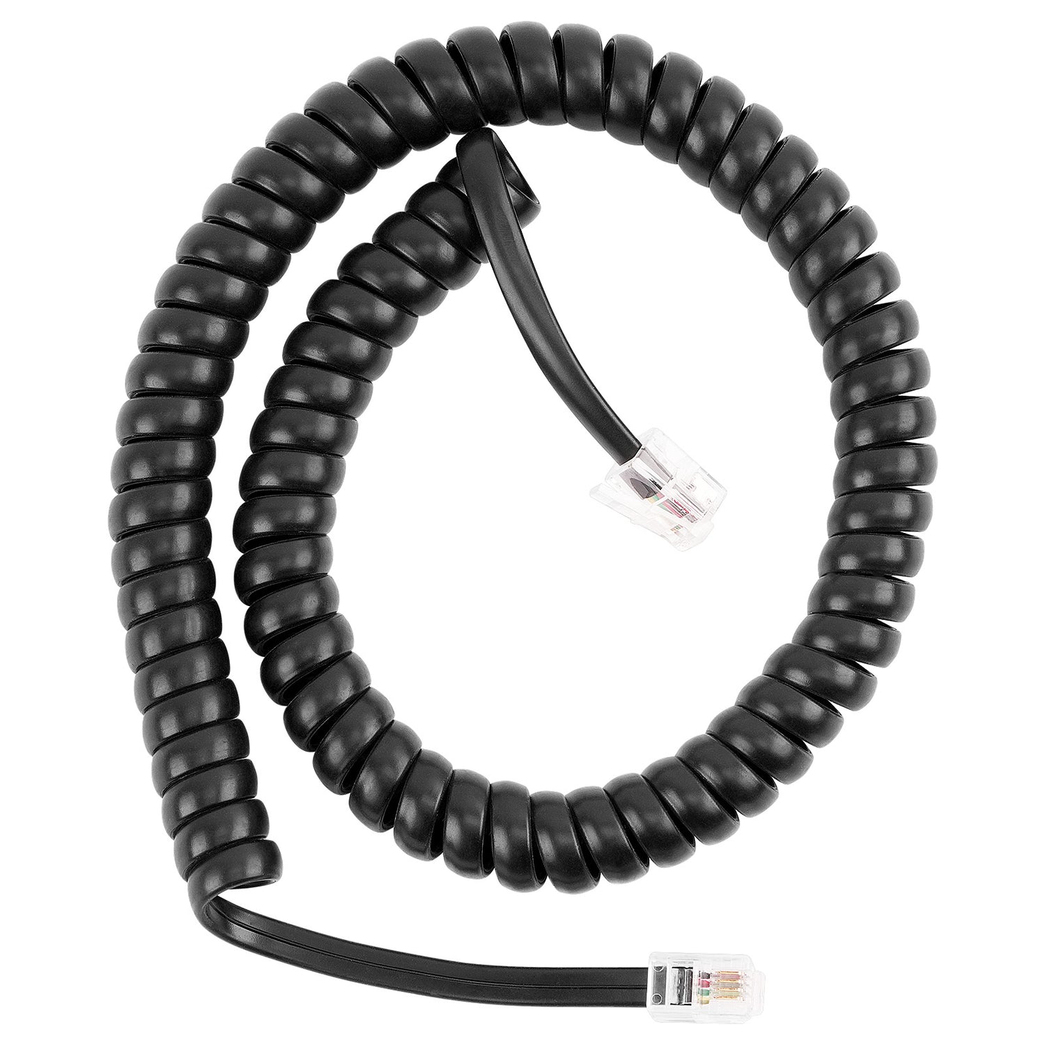Modular Handset Coiled Cord(KR-209-7 BLK)