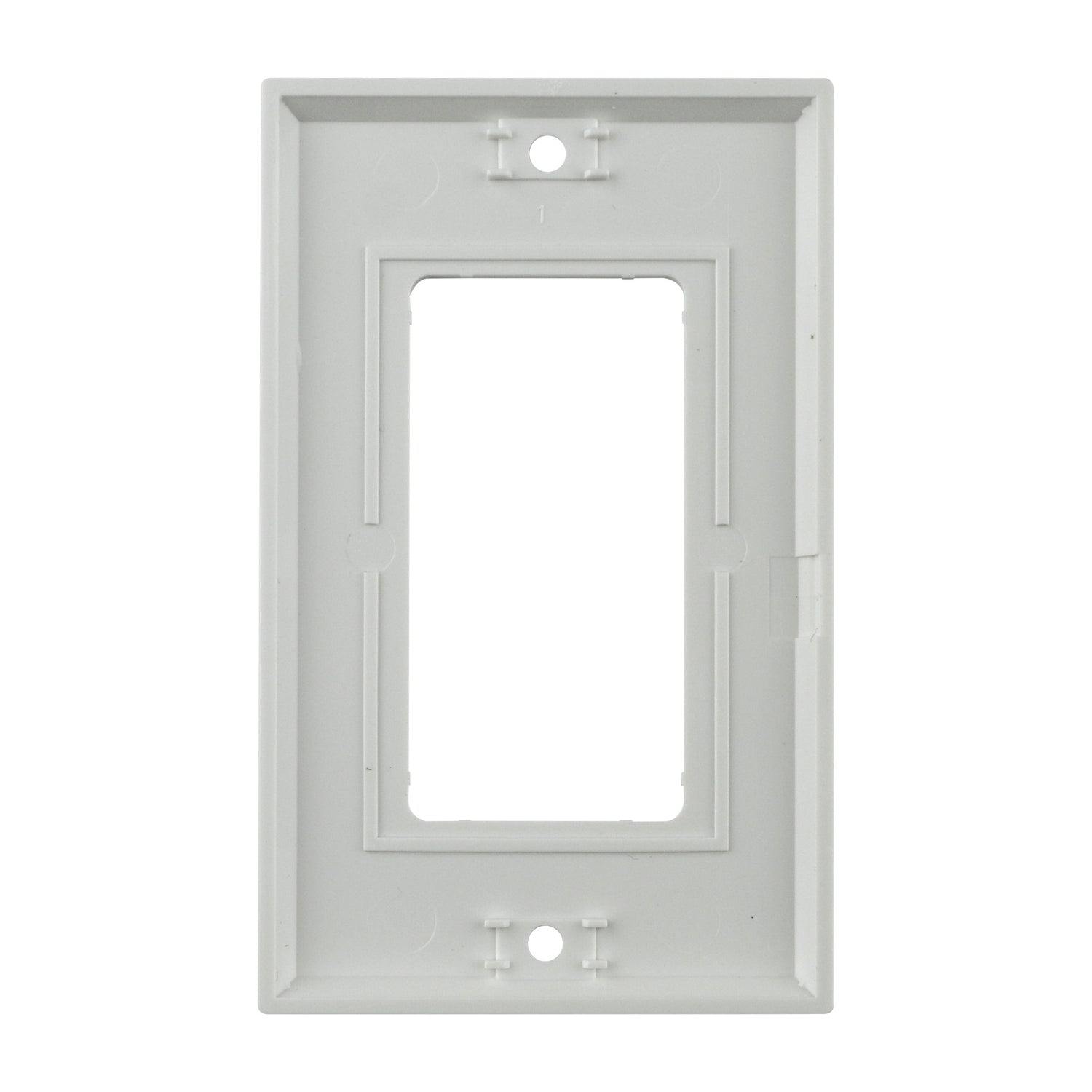 Brush Wall Plate White (KR-U100-WHT)