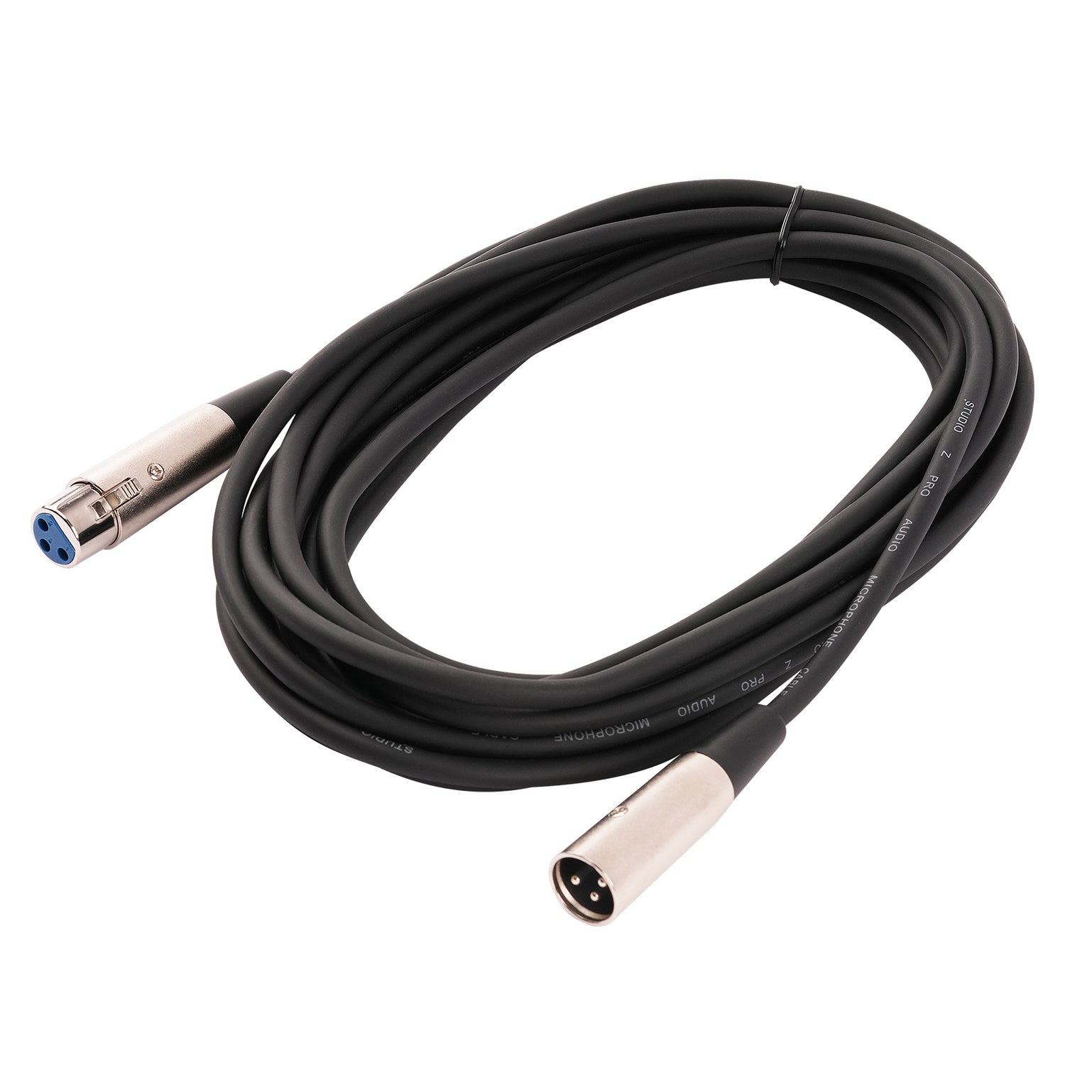 20Ft 3 Pin XLR Plug to 3 Pin XLR Jack Microphone Cable (MC-20-20)