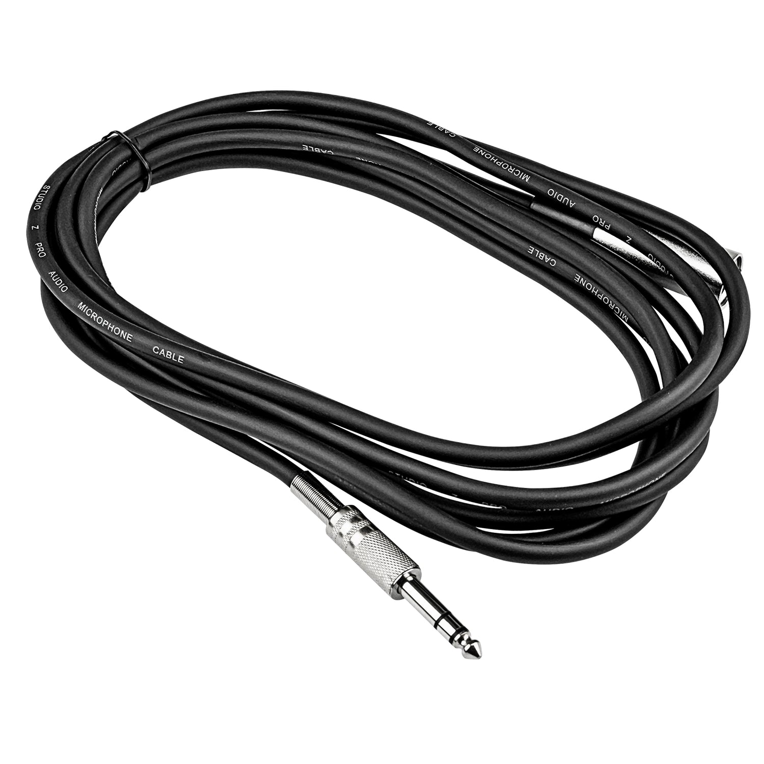 12Ft 1/4” Mono Plug to 3 Pin XLR Plug Cable (MC-30-12)