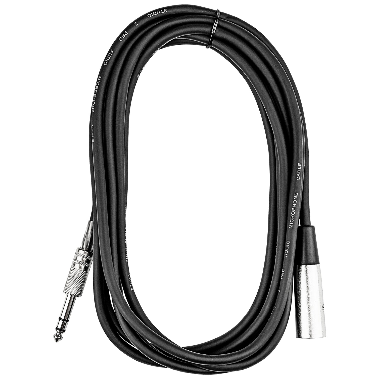 12Ft 1/4” Mono Plug to 3 Pin XLR Plug Cable (MC-30-12)