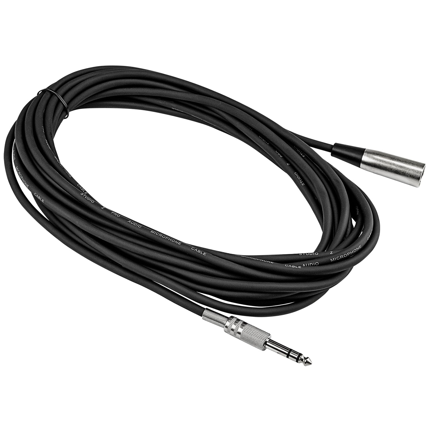 30Ft 1/4” Mono Plug to 3 Pin XLR Plug Cable (MC-30-30)