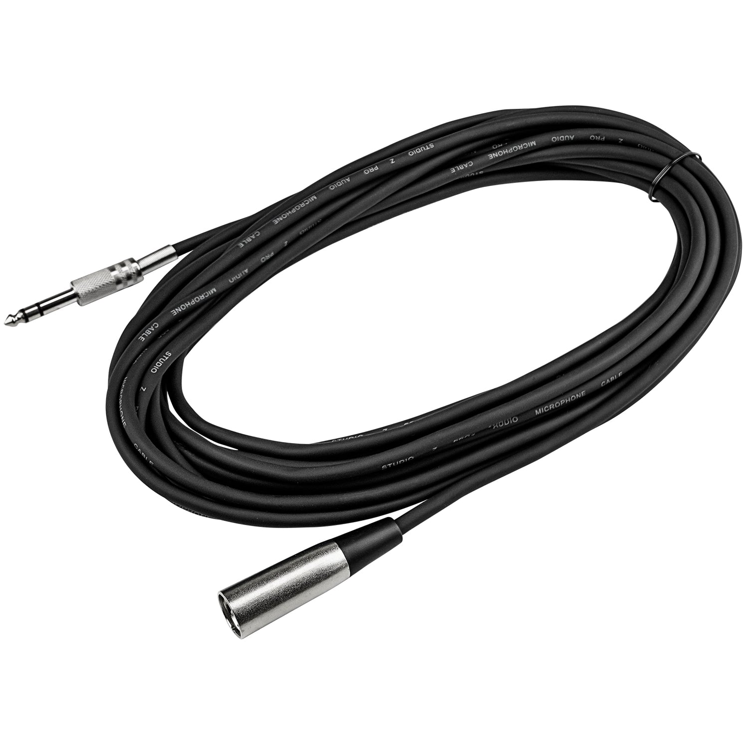 30Ft 1/4” Mono Plug to 3 Pin XLR Plug Cable (MC-30-30)