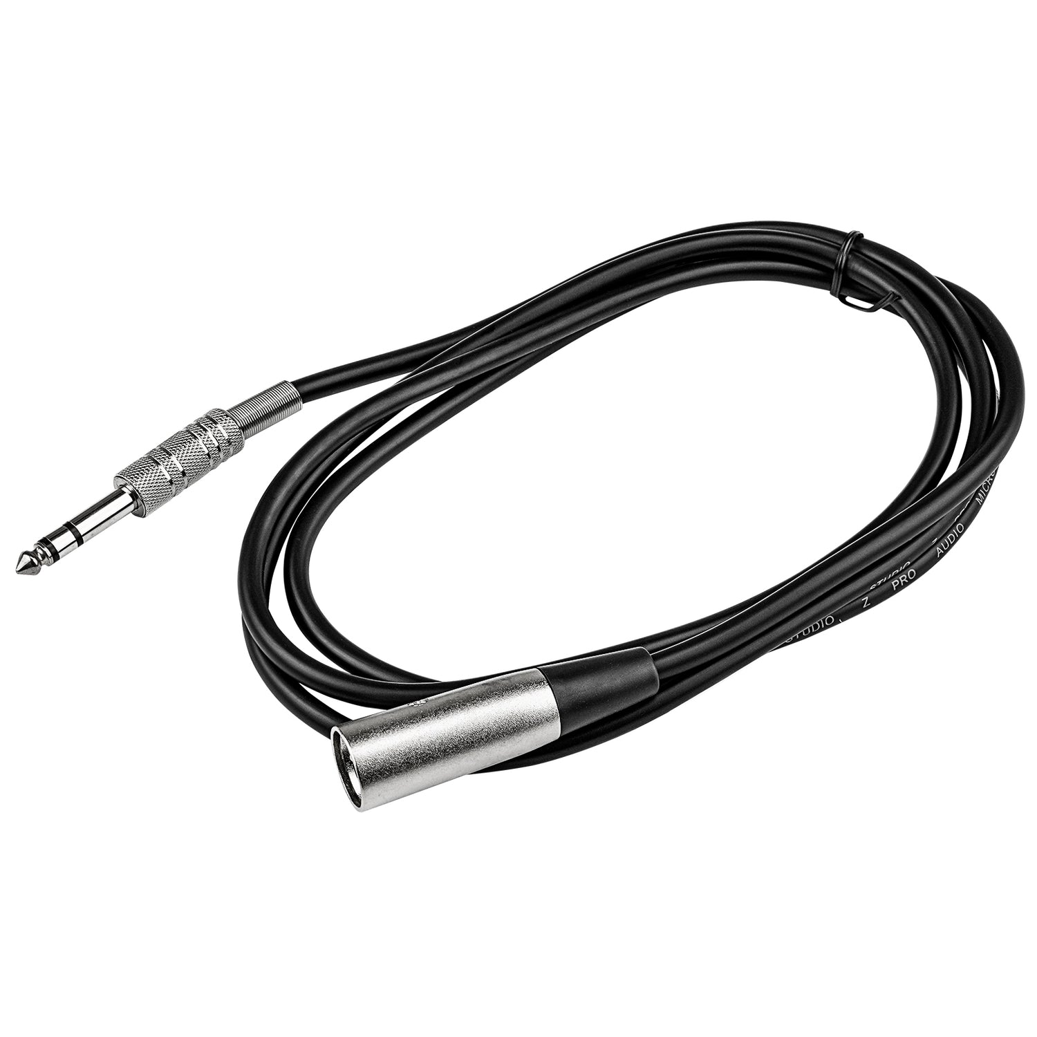 6Ft 1/4” Mono Plug to 3 Pin XLR Plug Cable (MC-30-6)