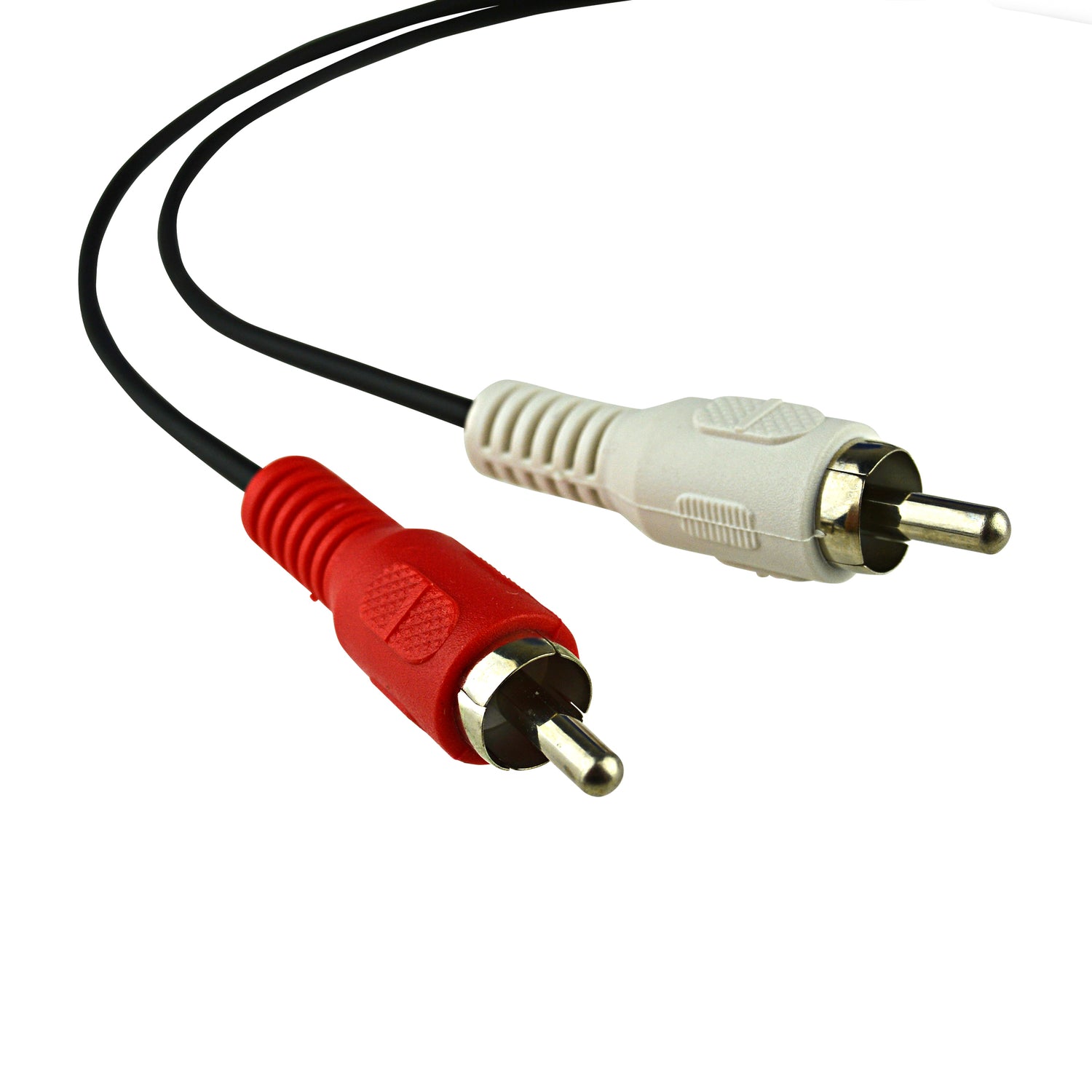 6 Inche RCA Jack to 2 RCA Plugs Adapter (N-213N)