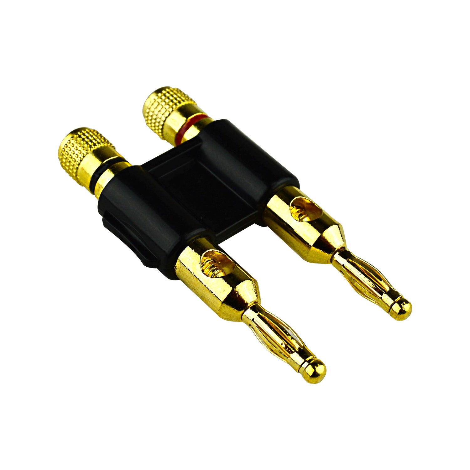 Dual Speaker Banana Plug with Black (NB-417 BLK)