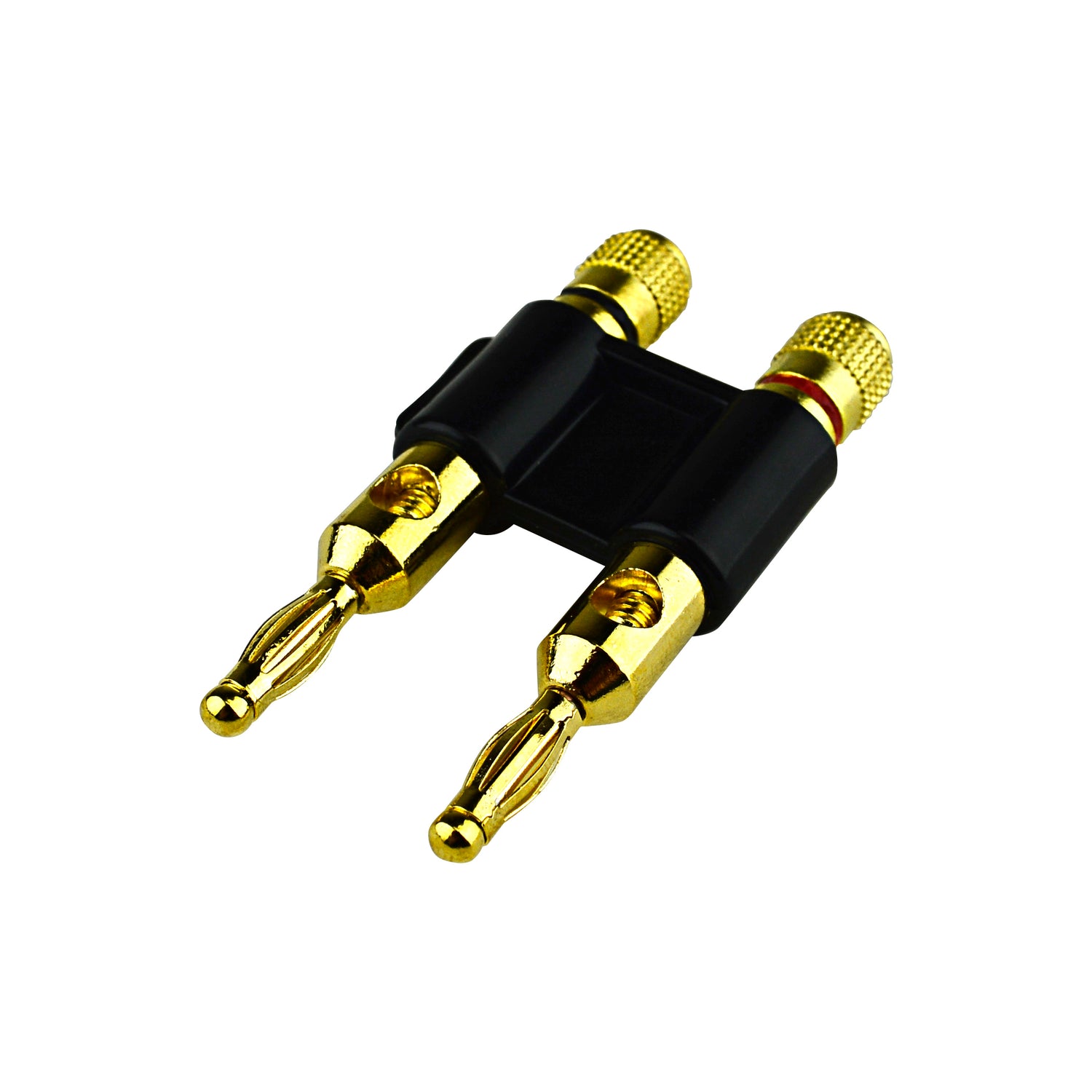 Dual Speaker Banana Plug with Black (NB-417 BLK)
