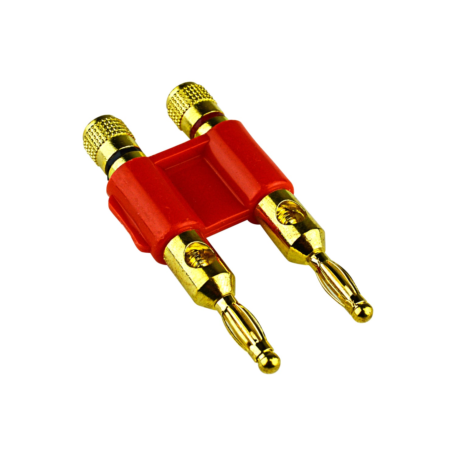Dual Speaker Banana Plug with Red (NB-417 RED)