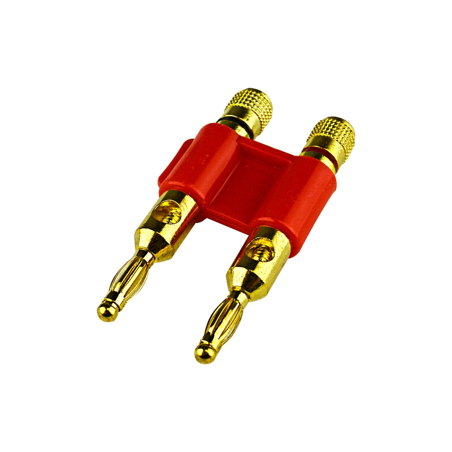 Dual Speaker Banana Plug with Red (NB-417 RED)