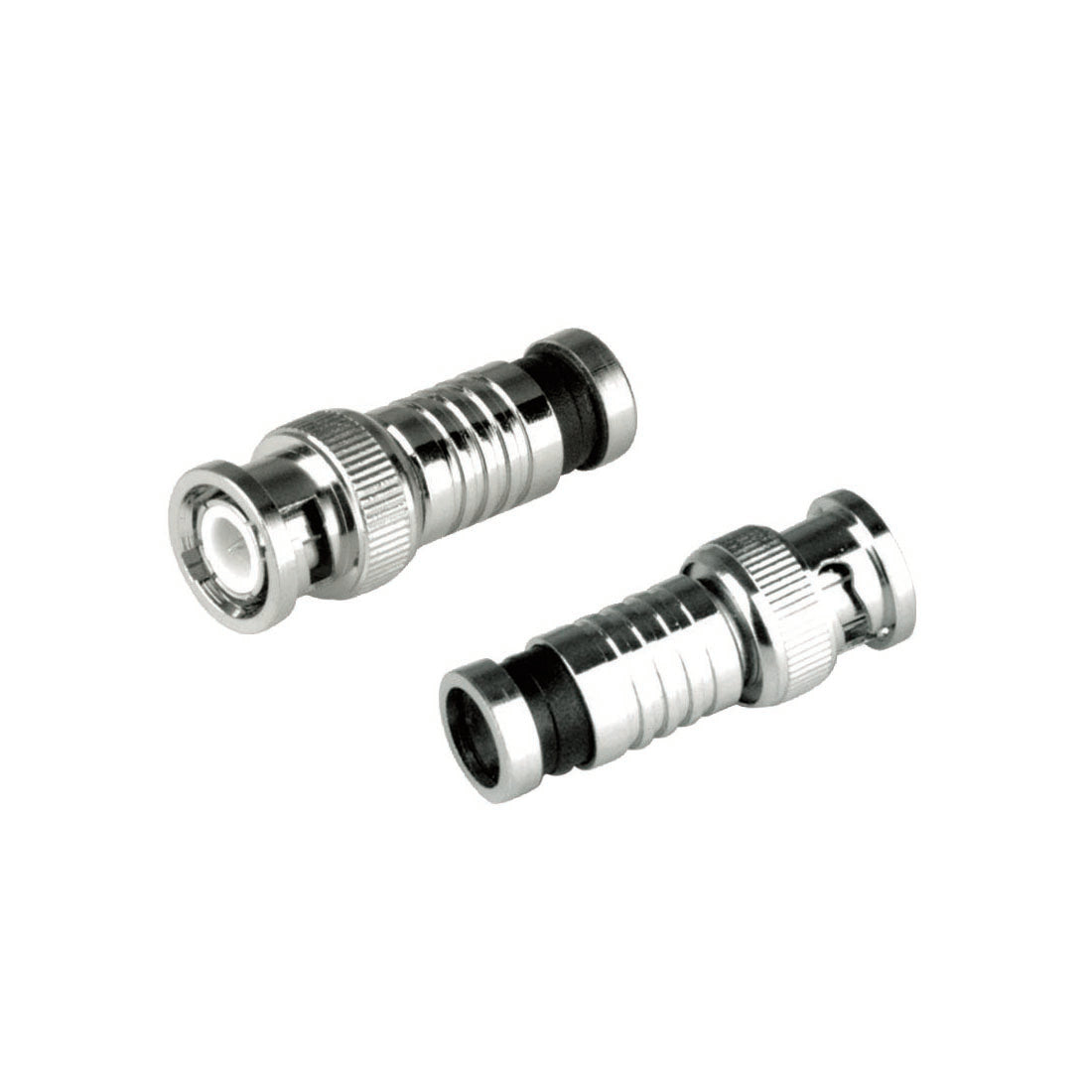 Twist-On Black Male BNC Compressed Connector for RG-6 (NF-32CMP BLK)