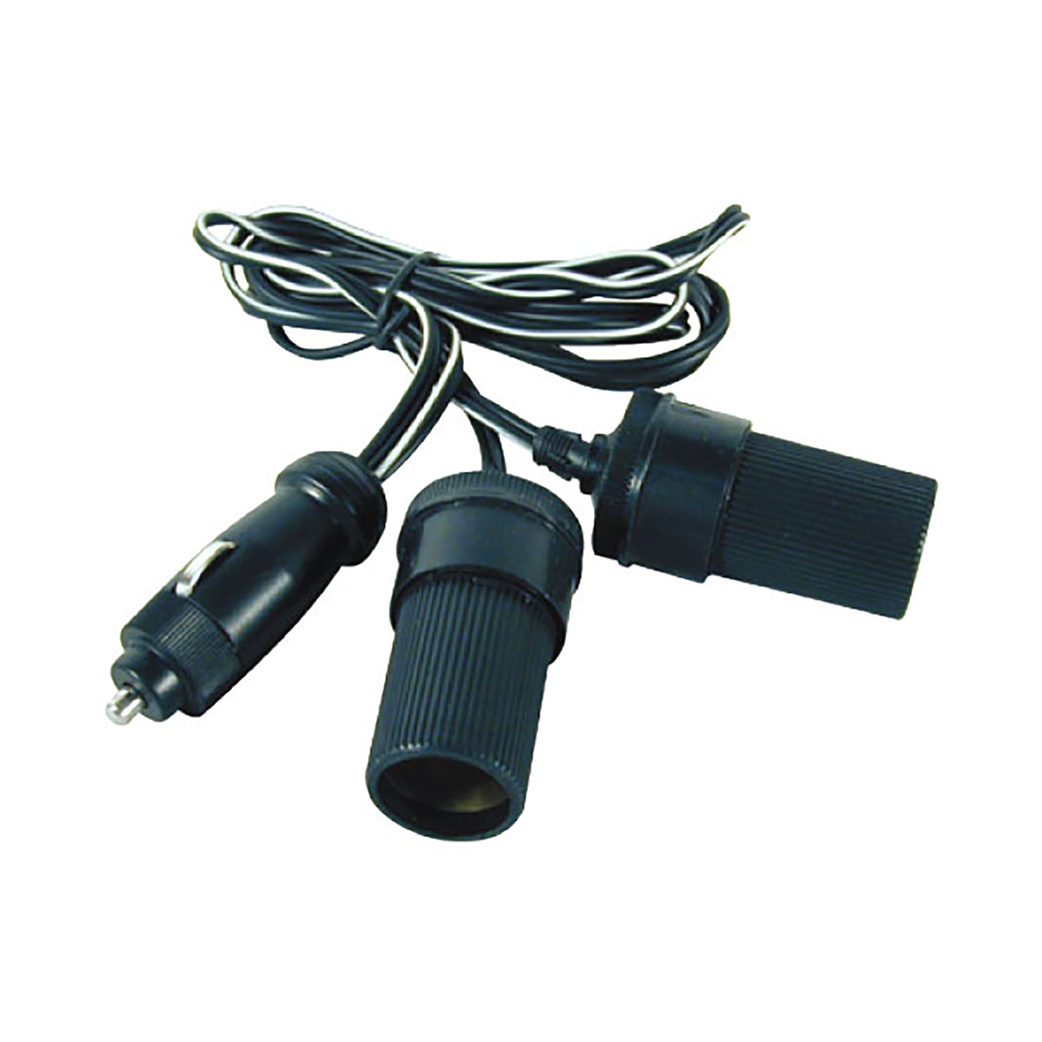Cigarette Lighter Plug with 2 Female Jack (NP-210)