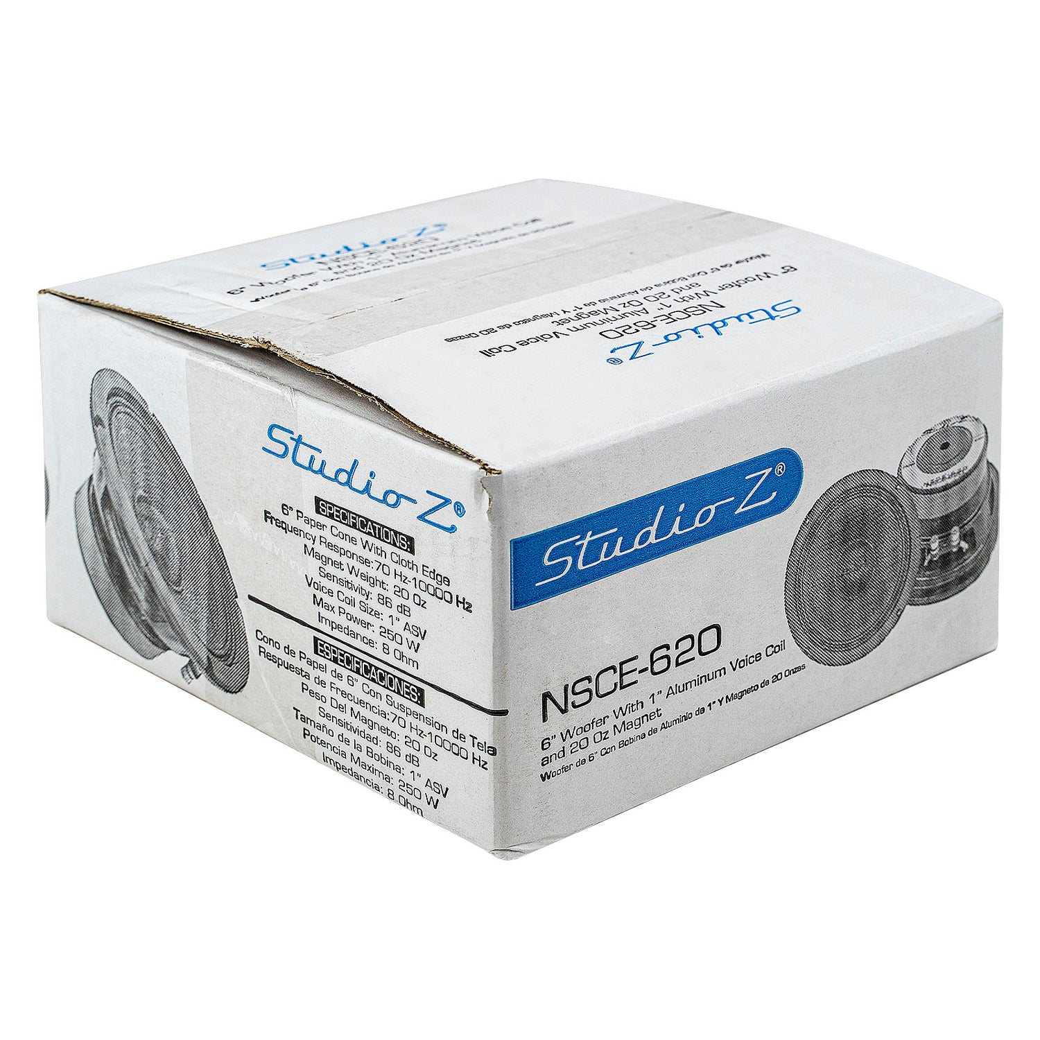 6” Woofer with 1” Aluminum Voice Coil (NSCE-620)